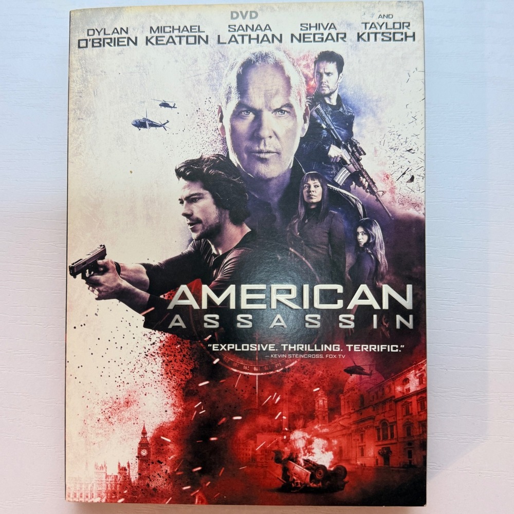 American Assassin DVD 2017 Action Thriller Dylan O'Brien Michael Keaton NEW